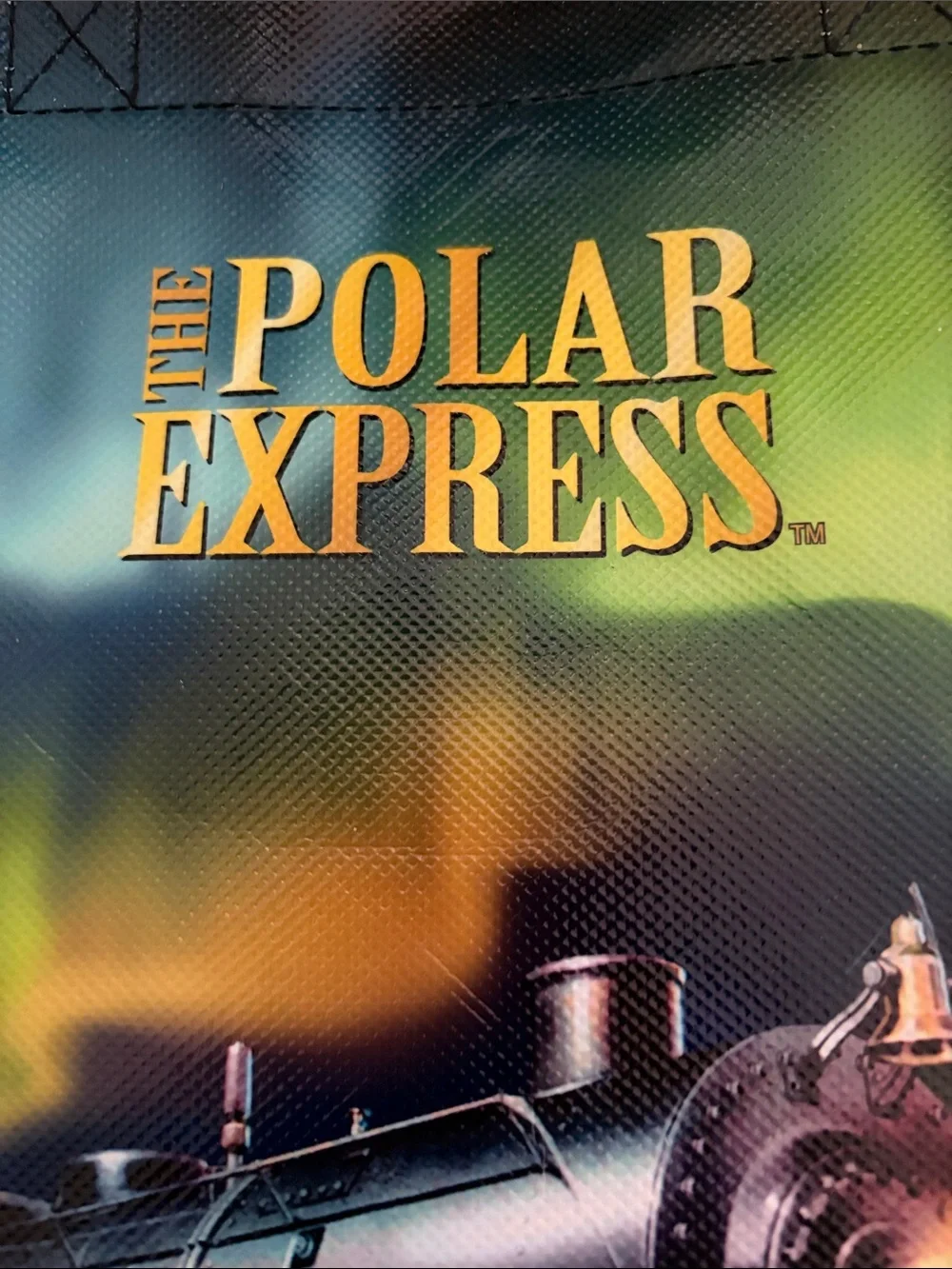 The Polar Express Duffel Tote Bag - Green/Blue